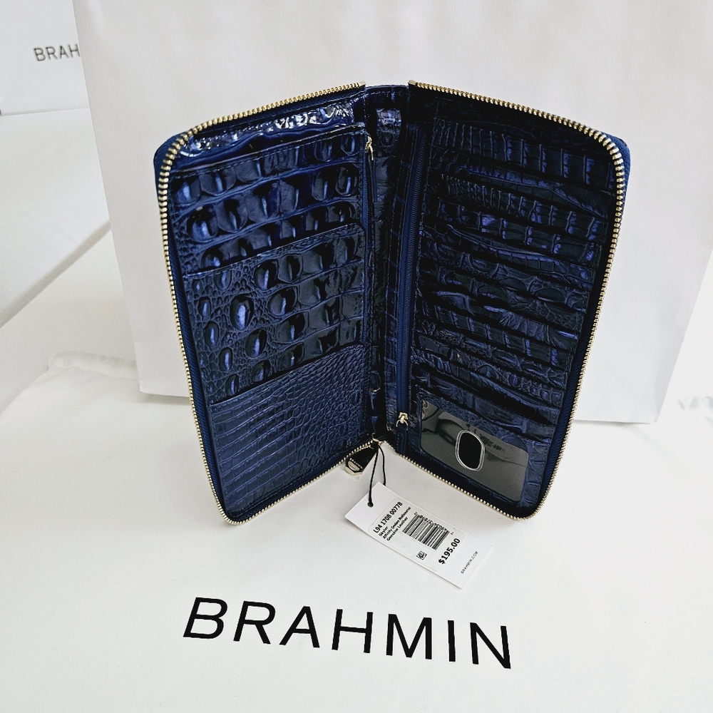 NWT Brahmin Affinity Ombre Melbourne Skyler Clutch - Picture 8 of 16